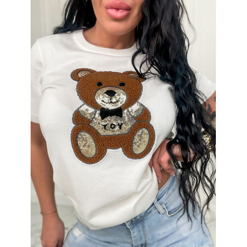 Levně Dámske tričko s medvedíkom TEDDY