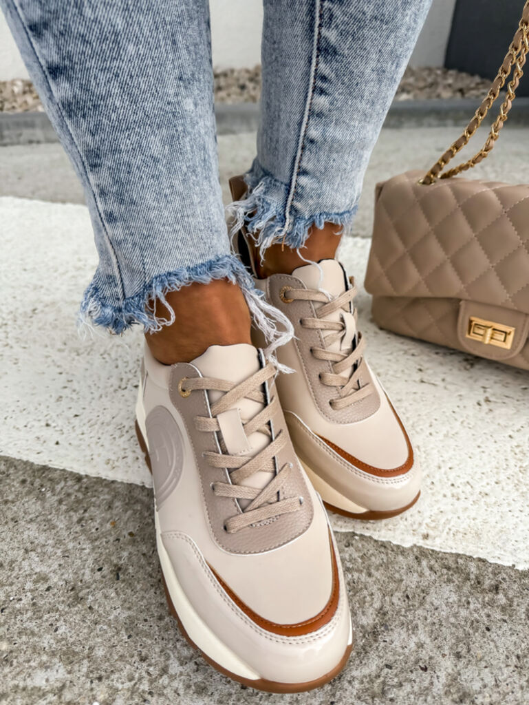 Béžové dámske tenisky GERDA+ - next