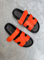 Oranžové dámske šľapky KIMBER+