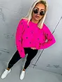 Elegantný fuksiový pulóver DOTTA