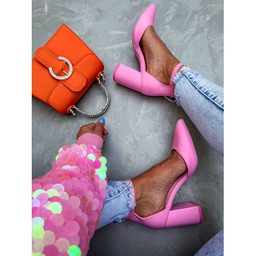 Ružové dámske sandále NIKOLA* veľkosť: 36