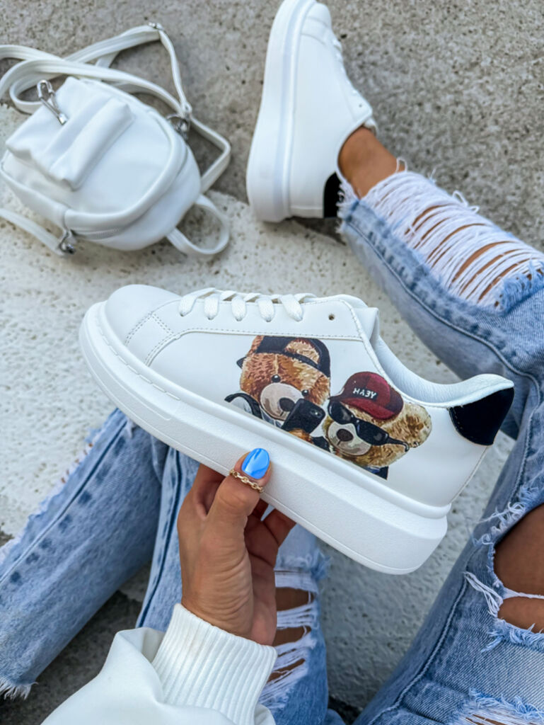 Dámske tenisky s medvedíkmi YOGI+