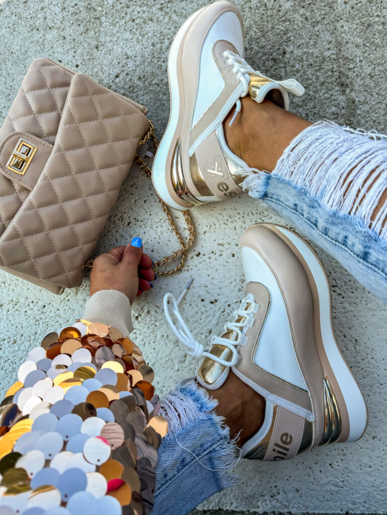 Dámske tenisky na hrubej podrážke LUELLA+