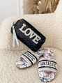 Kabelka zdobená kamienkami LOVE+