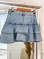 Denim mini sukňa MYSTIC+