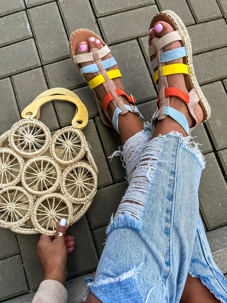 Farebné dámske sandále VENICE-