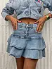 Denim mini sukňa MYSTIC+