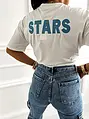 Vyšívané tričko zdobené flitrami STAR+