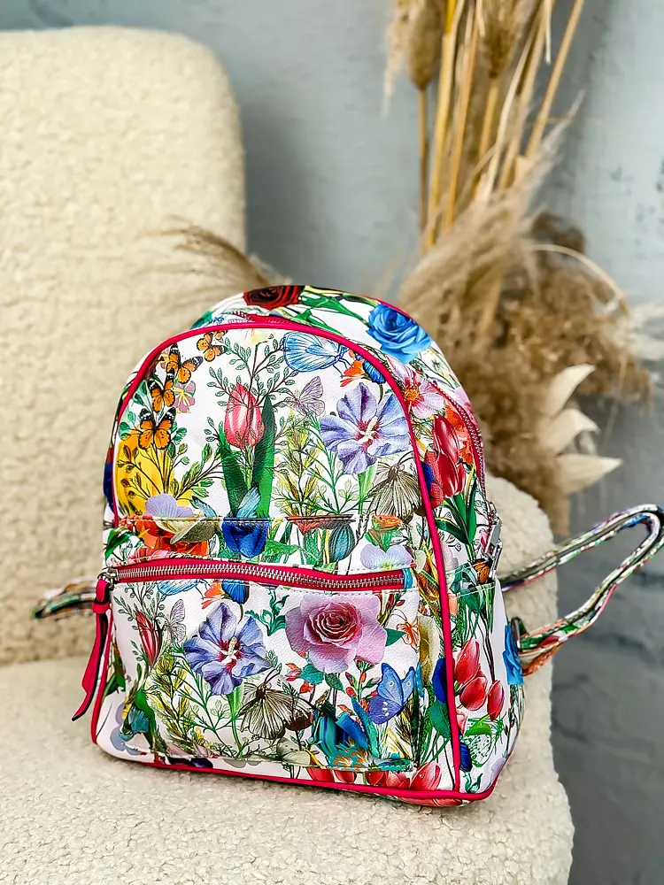 Kvetovaný ruksak LEYLA