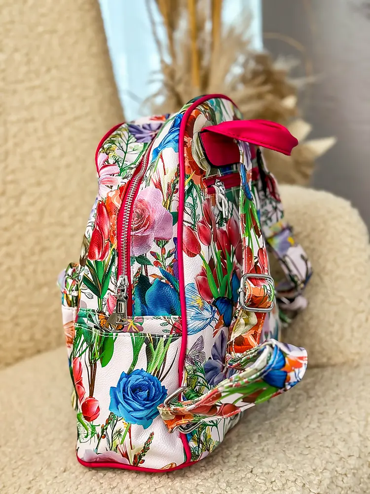 Kvetovaný ruksak LEYLA - next