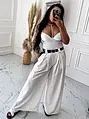 Elegantné palazzo nohavice s opaskom BRENDA+