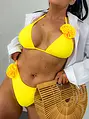 Žlté fashion bikiny+