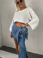 Extravagantná denim sukňa ROSIE+