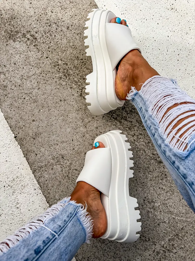 Šľapky na platforme IMAYA-