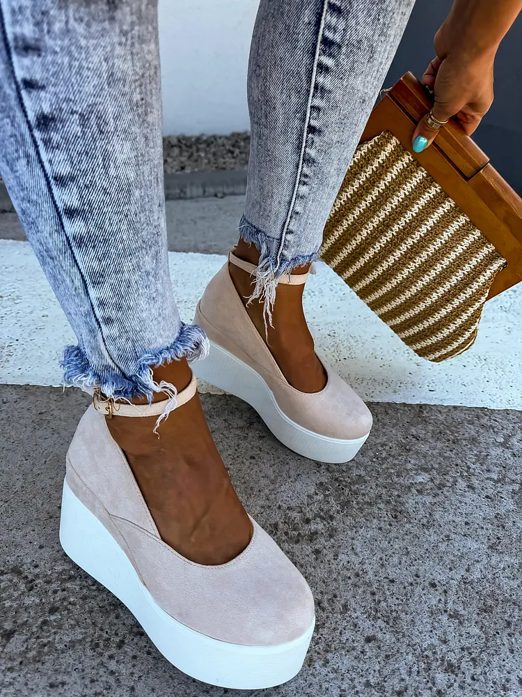 Elegantné platformové sandále SERAPHIEL- - next