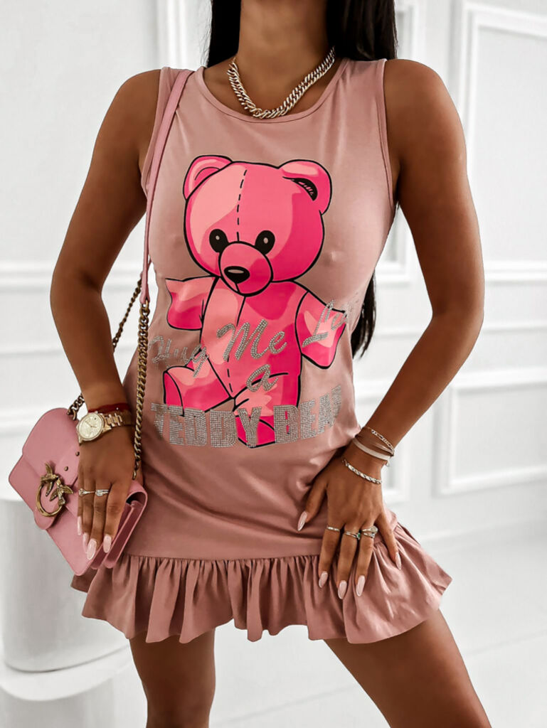 Šaty zdobené potlačou a kamienkami NOVARA+ - next