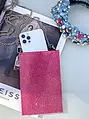 Mini taška na telefón zdobená kamienkami LOU
