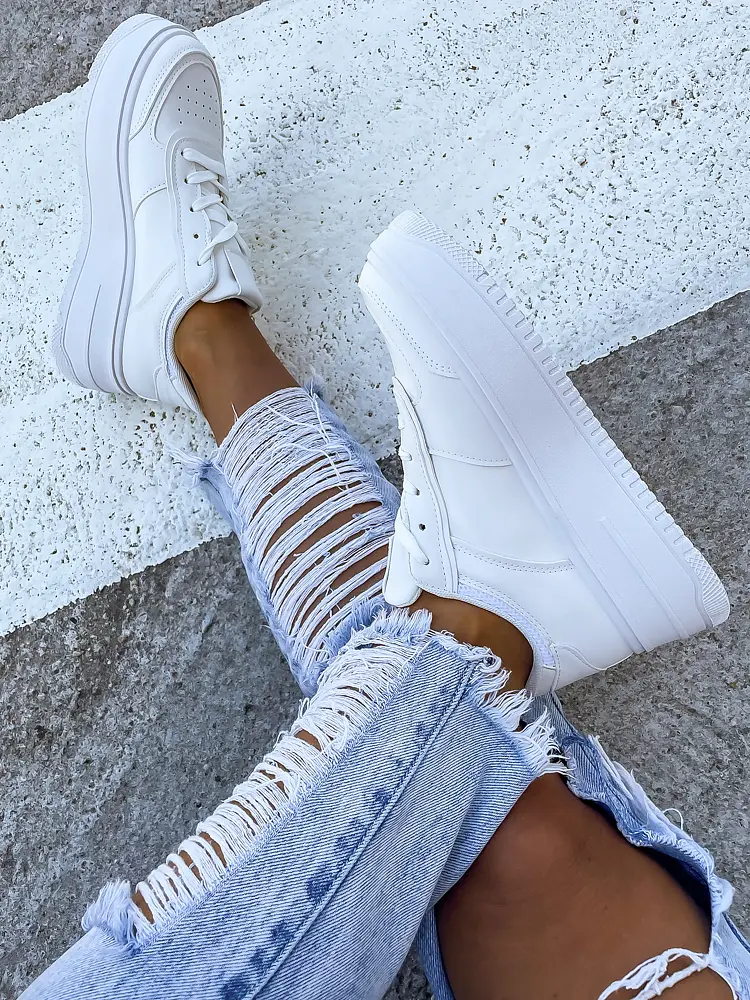 Biele dámske tenisky CILKA- - next