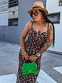Leopardie šifónové šaty LUANA+
