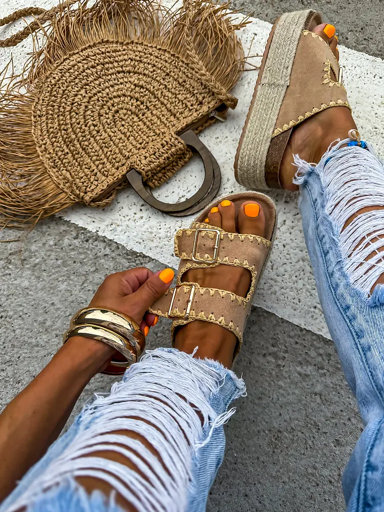 Platformové šľapky ENIKA+