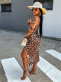 Dlhé leopardie šaty YAMILA+