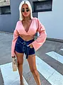 Dámske denim šortky+