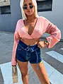 Dámske denim šortky+