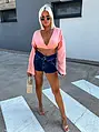 Dámske denim šortky+