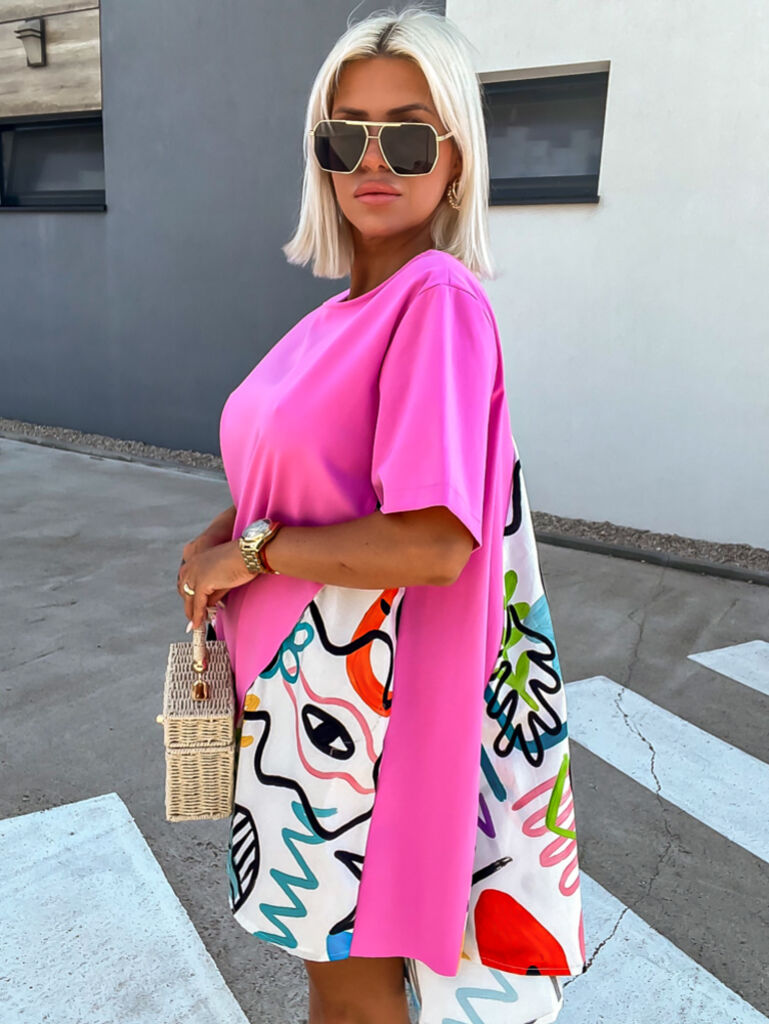 Vzorované oversized šaty ANNIKA - next