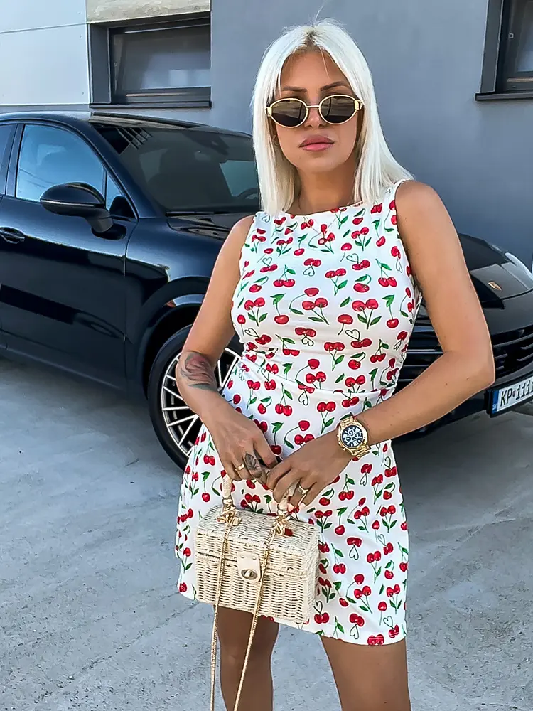 Dámske čerešničkové šaty SHURY+