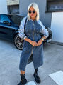 Dlhé kombinované denim šaty FLYNN+