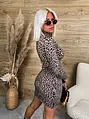 Rolákové leopardie šaty NYHAN+