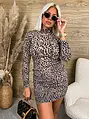 Rolákové leopardie šaty NYHAN+