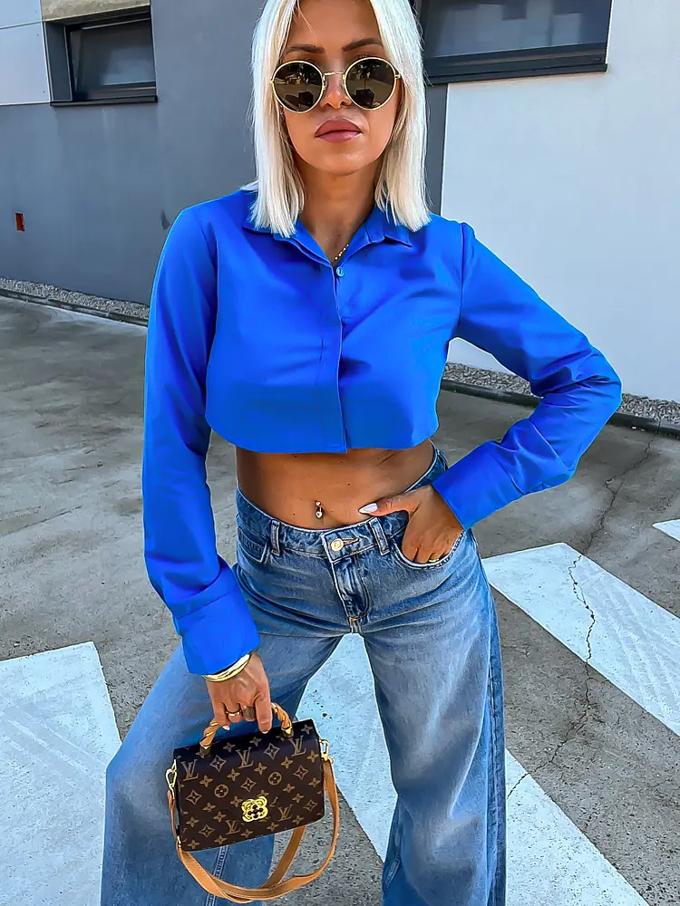 Dámska crop-košeľa TIJANA+