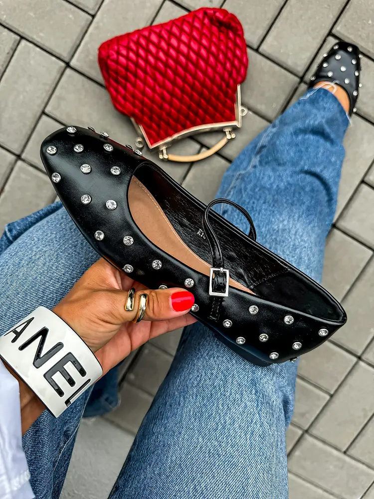 Balerínky so striebornými ozdobami MIYANNA-