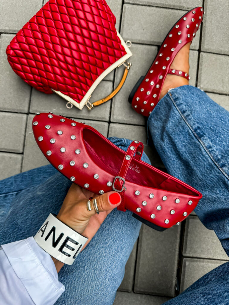 Balerínky so striebornými ozdobami ROSANNA+