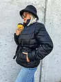 Štepovaná prechodná bunda s opaskom JENNIFER+