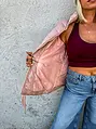 Štepovaná prechodná bunda s opaskom JENNIFER+