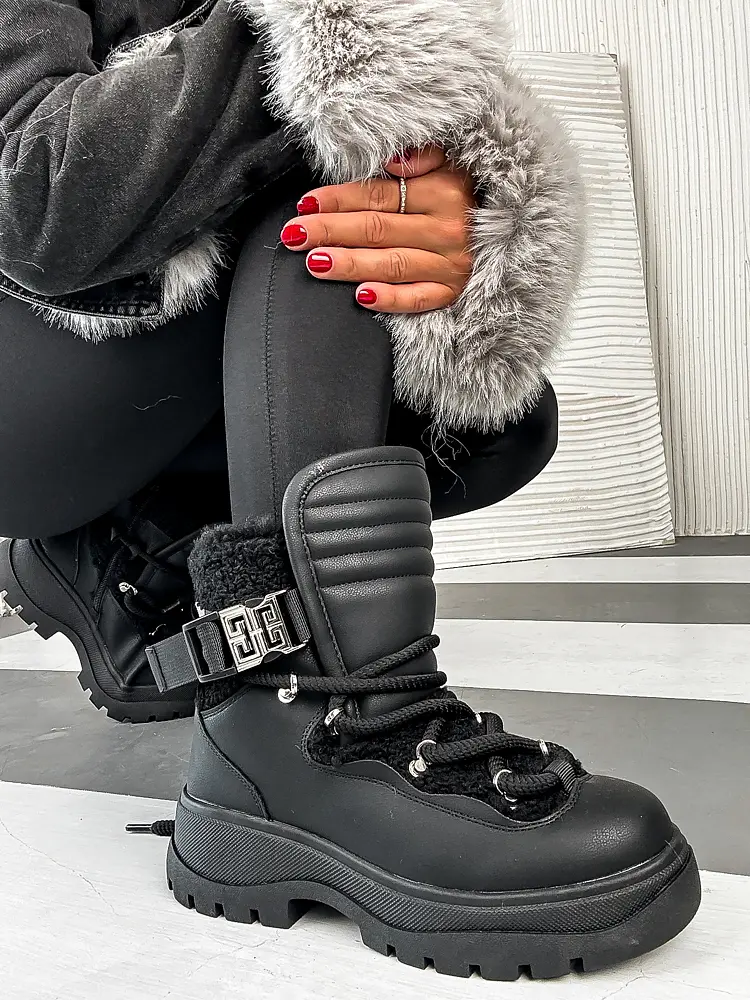 Zateplené členkové šnúrovacie čižmy NAILAH+ - next