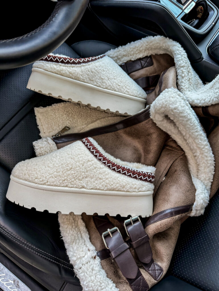 Teplé teddy topánky IMANI+ - next