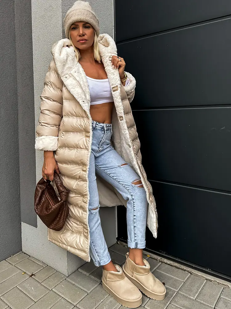 Obojstranná zimná bunda s kapucňou CORYN+