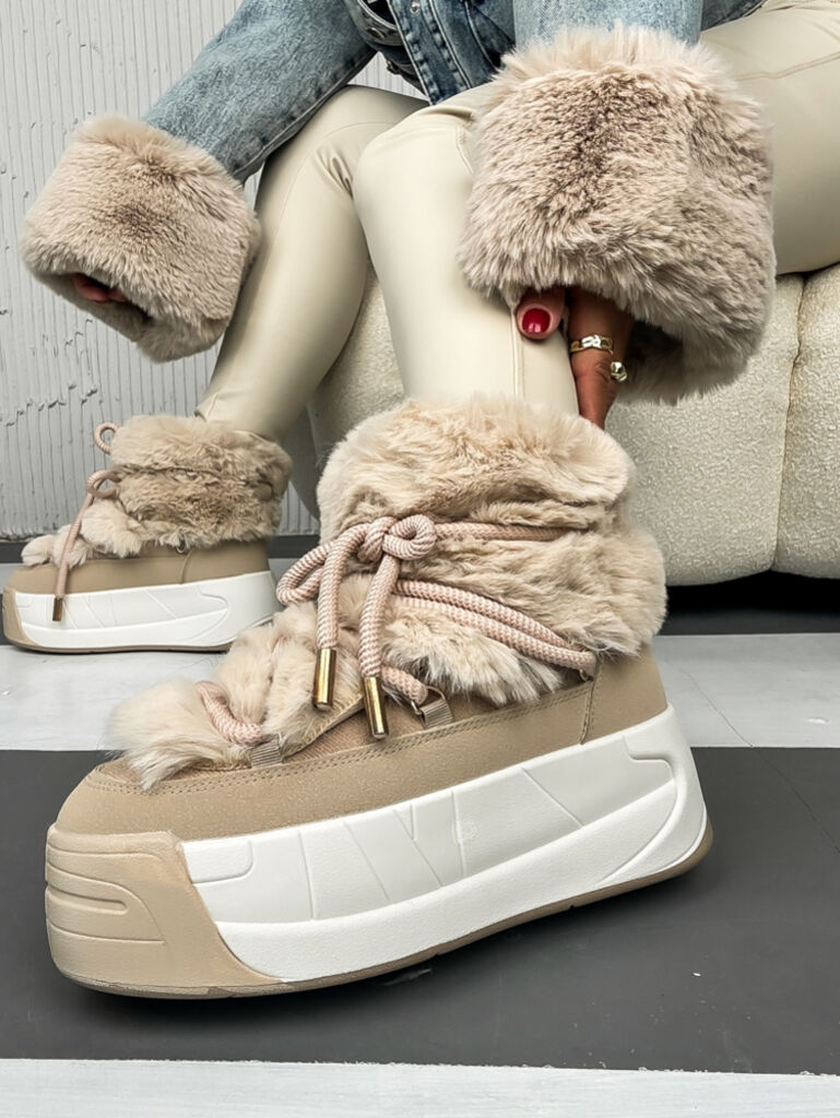 Zateplené platformové topánky MIRIAM+