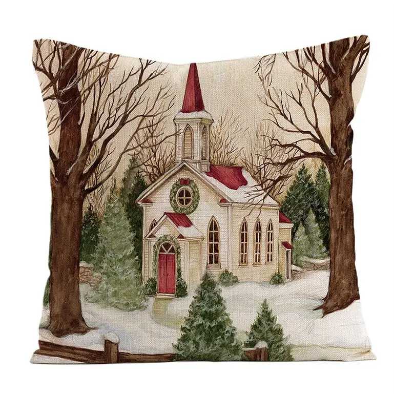 Vianočná obliečka na vankúš 45x45 cm+