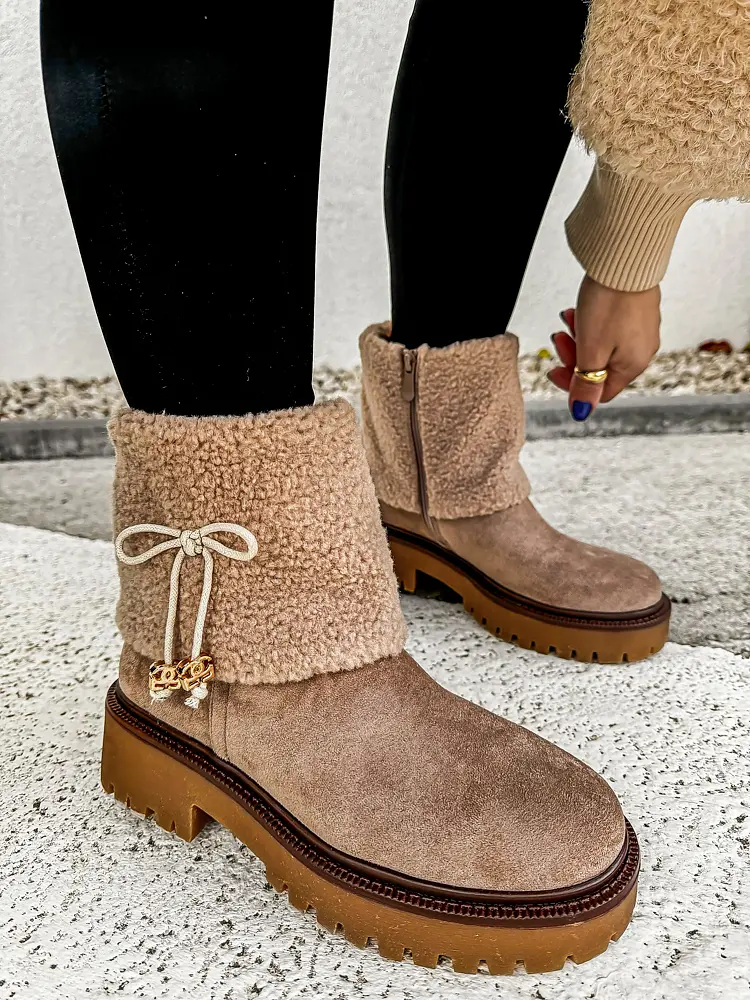 Elegantné členkové čižmy HANIA+ - next