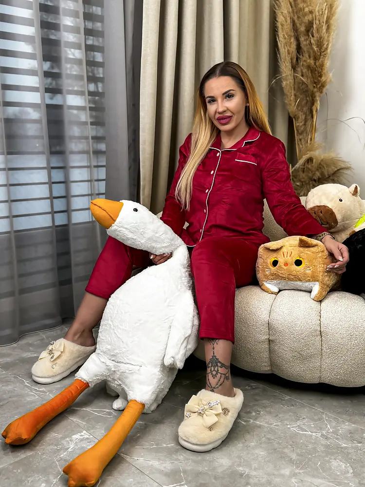 Dámske flísové pyžamo ESTELL+