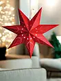 Veľká vianočná papierová hviezda 3D - 35 cm+