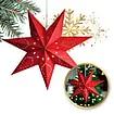 Veľká vianočná papierová hviezda 3D - 45 cm+