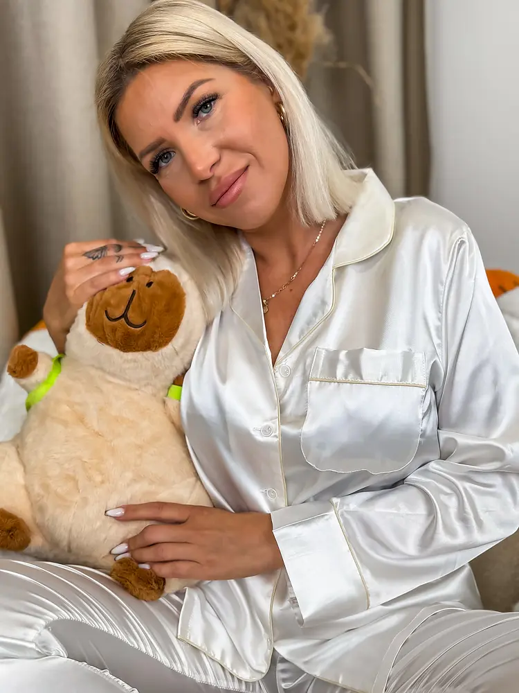 Dámske saténové pyžamo MONITA+