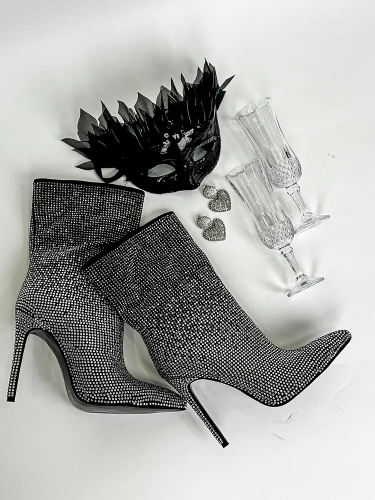 Členkové čižmy zdobené kamienkami EFFIE+ - next