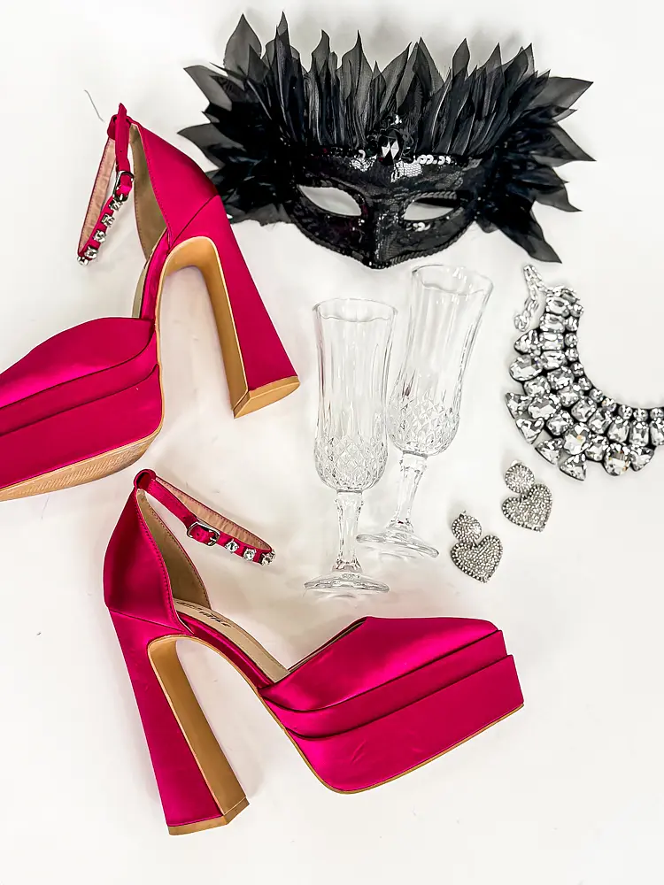 Elegantné saténové sandále CARALYN+